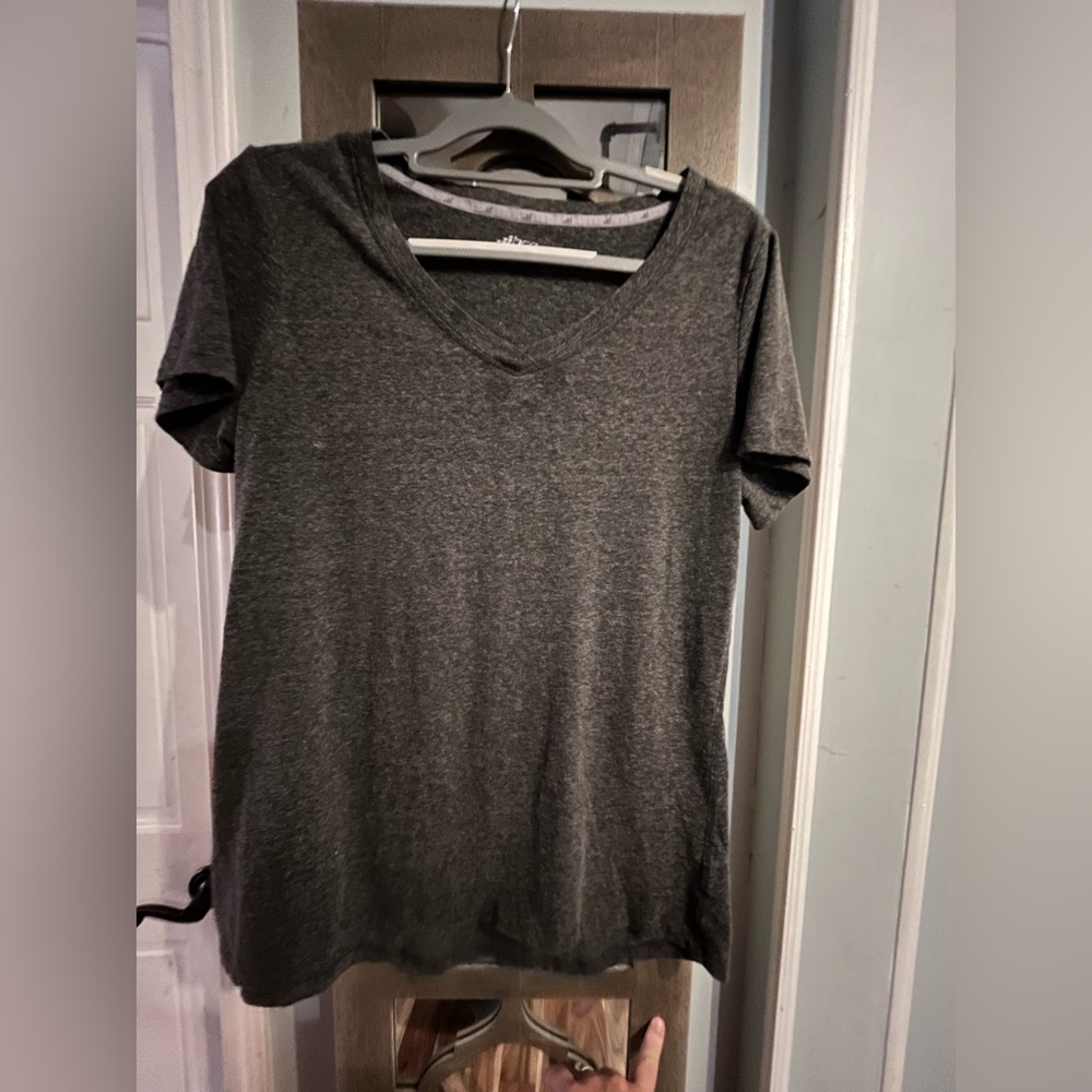 Grey V- Neck Tee size XL